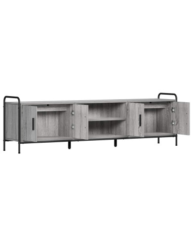 Mobile TV 167,5 x 33 x 50 cm Sonoma grigio Legno ingegnerizzato