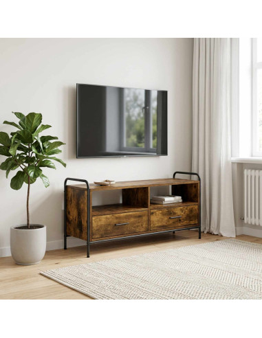 Mobile TV 67,5 x 33 x 50 cm Rovere Fumo Legno ingegnerizzato