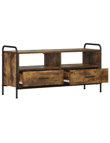 Mobile TV 67,5 x 33 x 50 cm Rovere Fumo Legno ingegnerizzato