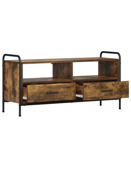 Mobile TV 67,5 x 33 x 50 cm Rovere Fumo Legno ingegnerizzato