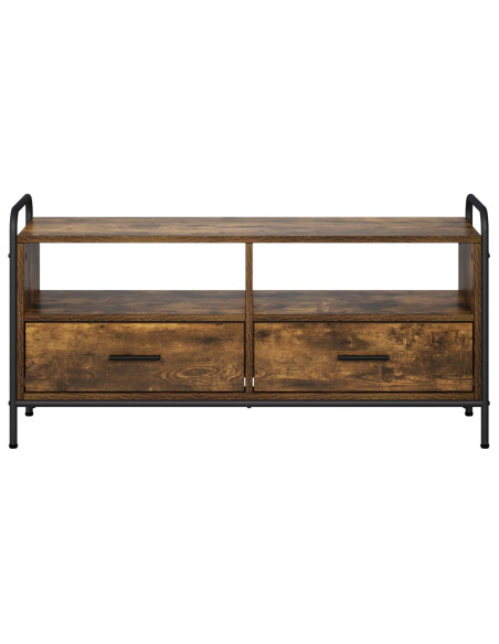 Mobile TV 67,5 x 33 x 50 cm Rovere Fumo Legno ingegnerizzato