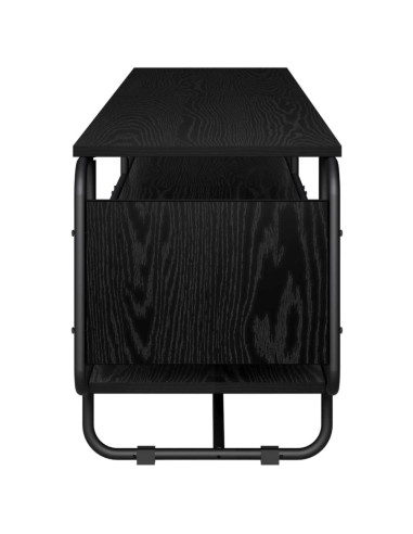 Supporto TV 180 x 36 x 45 cm Rovere Nero Legno ingegnerizzato