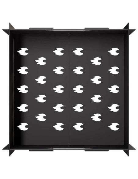 Focolare Nero 40 x 40 x 20 cm Acciaio