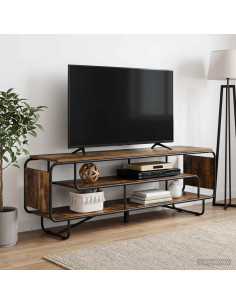 Supporto TV 180 x 36 x 45 cm Rovere Fumo Legno ingegnerizzato