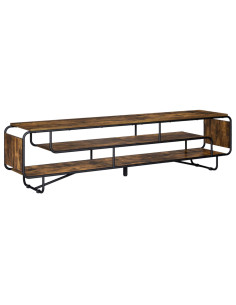 Supporto TV 180 x 36 x 45 cm Rovere Fumo Legno ingegnerizzato 2