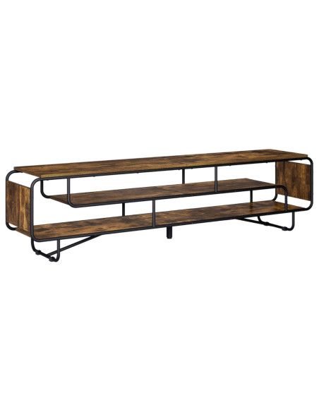 Supporto TV 180 x 36 x 45 cm Rovere Fumo Legno ingegnerizzato