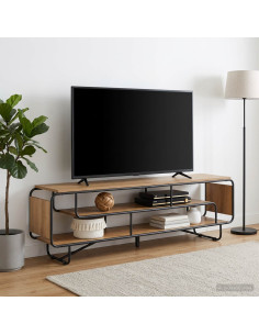 Supporto TV 180 x 36 x 45 cm Rovere Artigianale