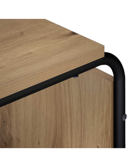 Supporto TV 180 x 36 x 45 cm Rovere Artigianale