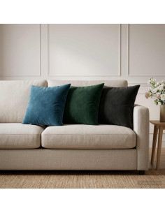 Federa 6 pcs HEERLEN Blu 40 x 40 cm Velluto