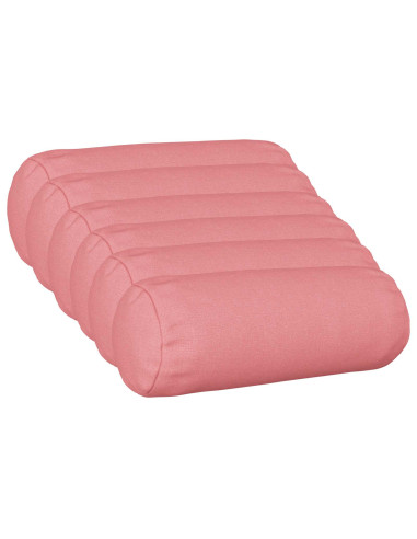 Federa 6 pz HEERLEN Rosa Ø 15 x 40 cm Tessuto