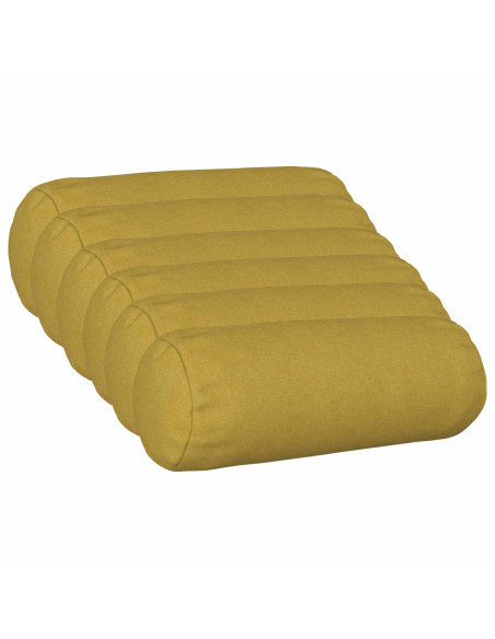 Federa 6 pz HEERLEN Verde chiaro Ø 15 x 40 cm Tessuto