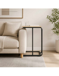 Tavolo laterale Rovere Sonoma 40 x 31 x 55 cm