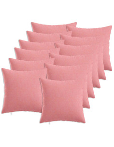 Federa 12 pz HEERLEN Rosa 40 x 40 cm Tessuto