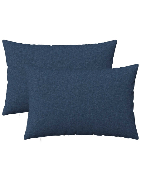Federa 2 pz HEERLEN Blu 40 x 60 cm Tessuto