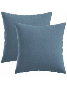 Federa 2 pz HEERLEN Blu jeans 45 x 45 cm Tessuto