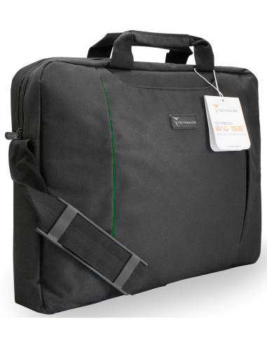 BORSA NB 15.6 NERO CON DETTAGLIO V ERDE TECHMADE