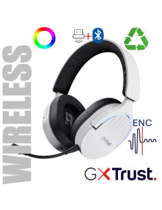 GXT491W FAYZO WIRELESS HEADSET WHT