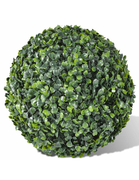 Sfere di Bosso Artificiale 2 pz 35 cm