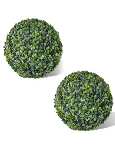 Sfere di Bosso Artificiale 2 pz 35 cm 2