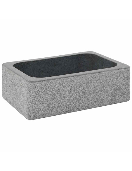 Lavandino 45x30x15 cm in Pietra di Fiume Nero