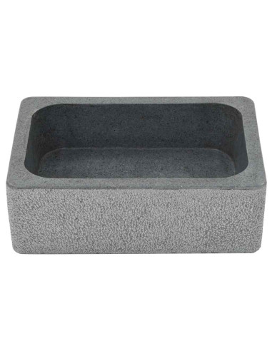 Lavandino 45x30x15 cm in Pietra di Fiume Nero