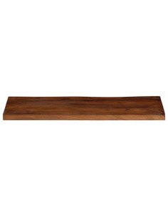 Piano Tavolo 80x20x3,8 cm Rettangolare in Massello di Recupero 2