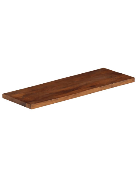 Piano Tavolo 90x20x3,8 cm Rettangolare in Massello di Recupero