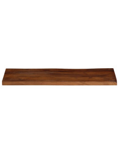 Piano Tavolo 90x20x3,8 cm Rettangolare in Massello di Recupero 2