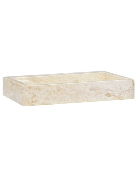 Lavandino Crema 58x39x10 cm in Marmo