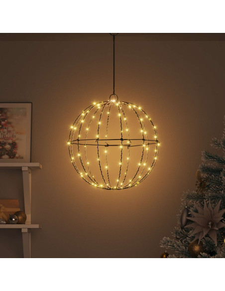 Palla Bianco caldo 40 x 40 x 42 cm Metallo 120 LED