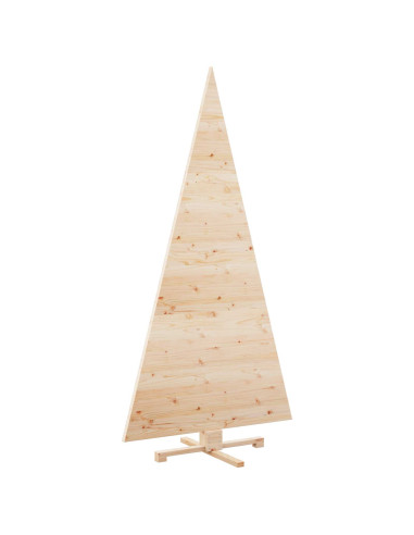 Alberi di Natale Naturale 210 cm Legno di pino massello