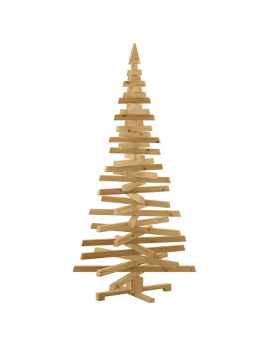 Alberi di Natale Marrone 180 cm Legno di pino massello