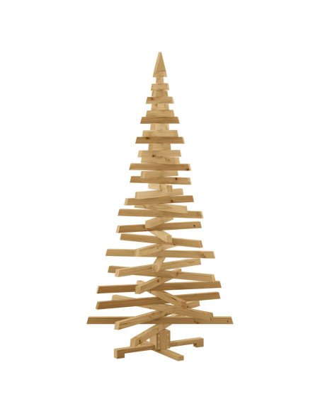 Alberi di Natale Marrone 180 cm Legno di pino massello