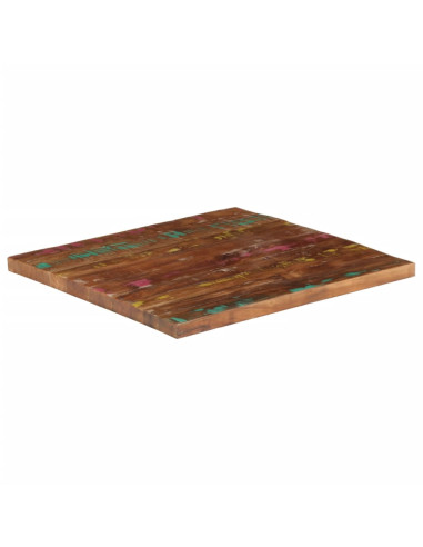Piano per Tavolo 80x80x1,5 cm Quadrato Legno Massello di Acacia