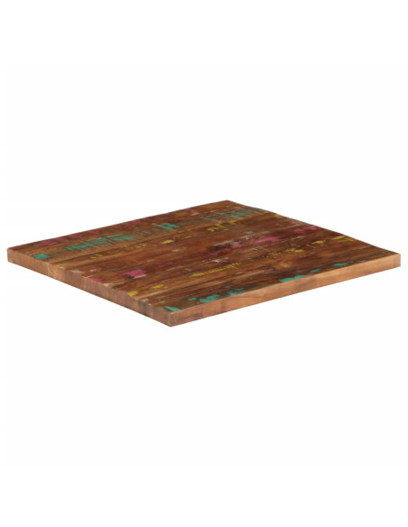 Piano per Tavolo 80x80x1,5 cm Quadrato Legno Massello di Acacia