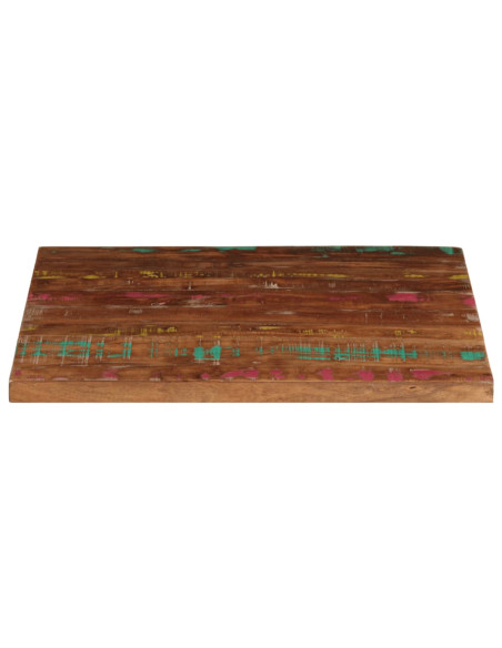 Piano per Tavolo 80x80x1,5 cm Quadrato Legno Massello di Acacia