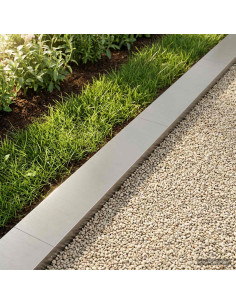 Profilo di copertura per giardino 10 pz 100 x 20 x 5 cm