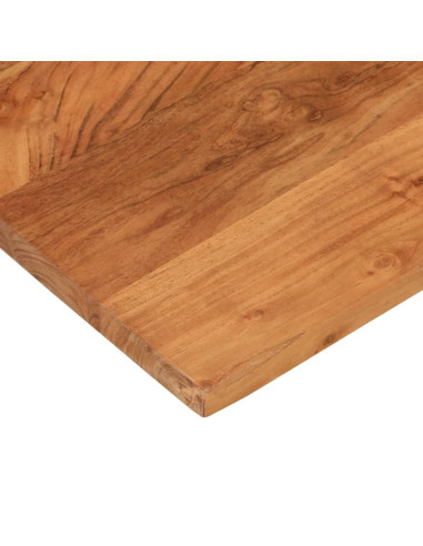 Piano per Tavolo 90x90x3,8 cm Quadrato Legno Massello di Acacia