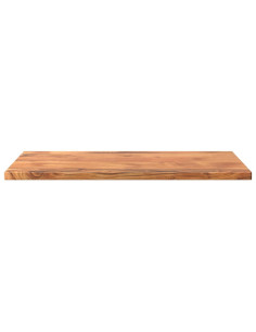 Piano per Tavolo 90x50x2,5cm Rettangolare Legno Massello Acacia 2