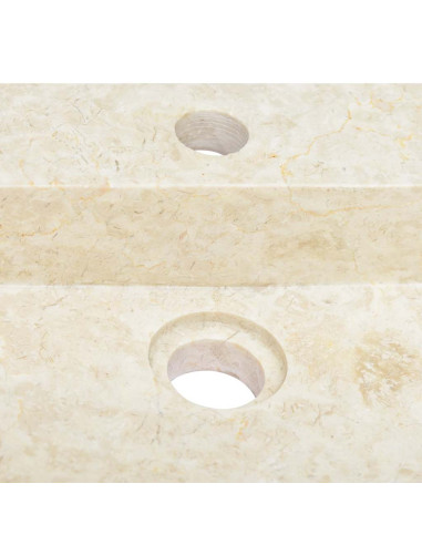 Lavandino Crema 58x39x10 cm in Marmo