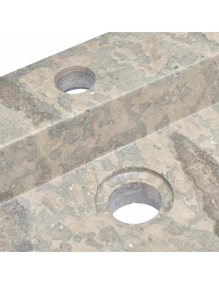 Lavandino Grigio 58x39x10 cm in Marmo