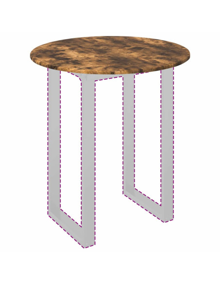 Piano del tavolo Ø 80 x 1,5 cm Rotondo Legno ingegnerizzato
