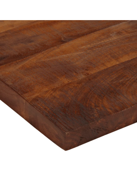 Piano Tavolo 80x80x2,5 cm Quadrato Legno Massello di Recupero