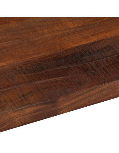 Piano Tavolo 80x80x2,5 cm Quadrato Legno Massello di Recupero