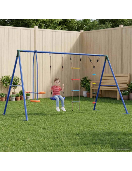 Set di Altalene per Esterni Multicolore 330 x 185 x 185 cm