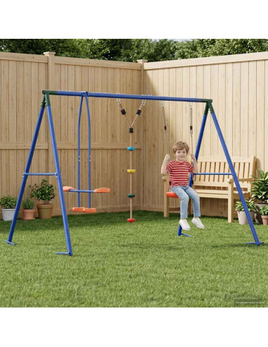 Set di Altalene per Esterni Multicolore 263 x 185 x 185 cm