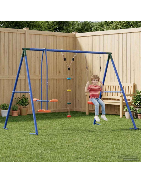 Set di Altalene per Esterni Multicolore 263 x 185 x 185 cm