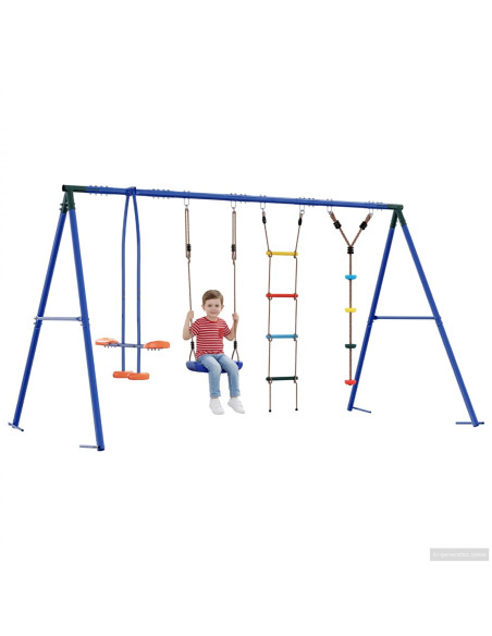 Set di Altalene per Esterni Multicolore 330 x 185 x 185 cm