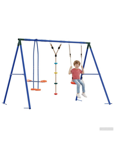 Set di Altalene per Esterni Multicolore 263 x 185 x 185 cm