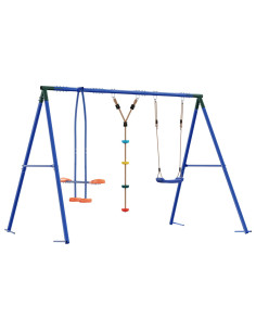 Set di Altalene per Esterni Multicolore 263 x 185 x 185 cm 2
